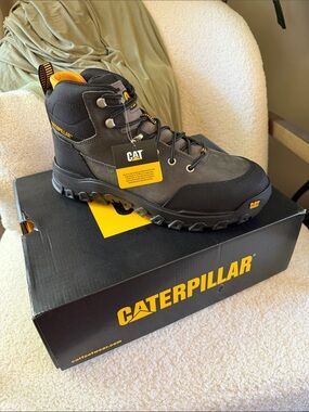 CATERPILLAR *NWT* CAT Footwear Threshold Rebound Hiker WP ST Boot M 10 Wide Gray